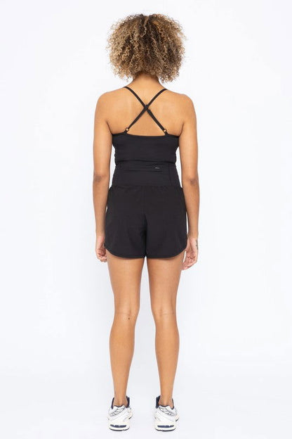 Women's Mono B Cross Back Active Romper - us.meeeshop