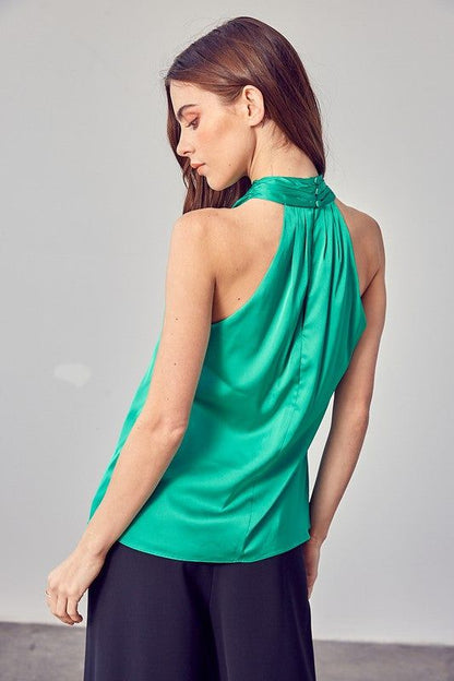 Cross Neck Top - us.meeeshop