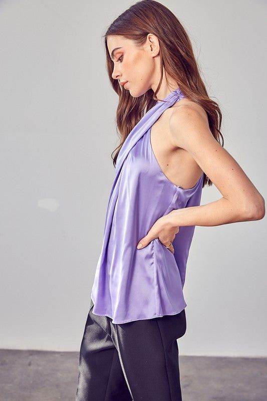 Cross Neck Top - us.meeeshop