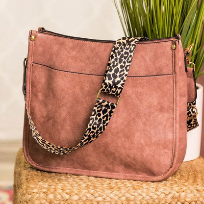 Crossbody Handbag Purse Leopard Animal Strap us.meeeshop - 