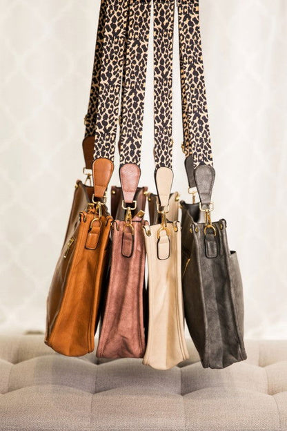 Crossbody Handbag Purse Leopard Animal Strap us.meeeshop - 