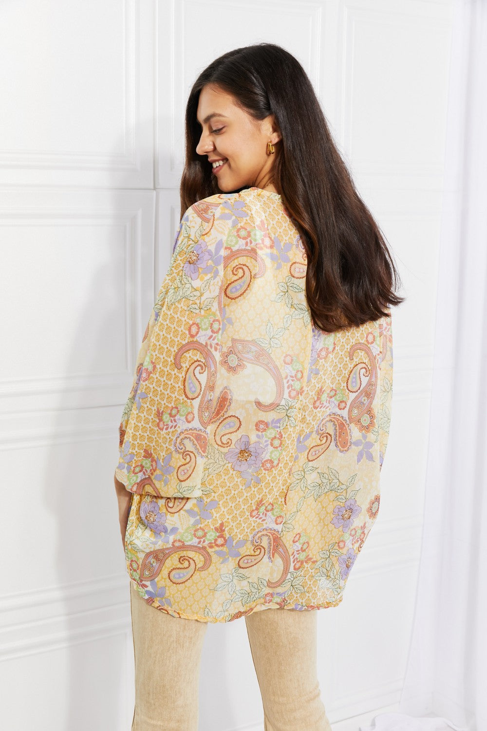 Culture Code | Full Size Lasting Love Paisley Kimono | us.meeeshop