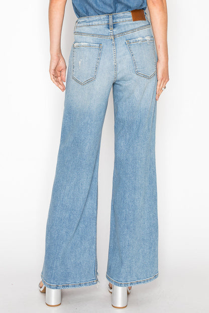 vivienne high rise Vivienne High Rise Relaxed Flare Jeans view 13 (bottom) - shop at us.meeeshop