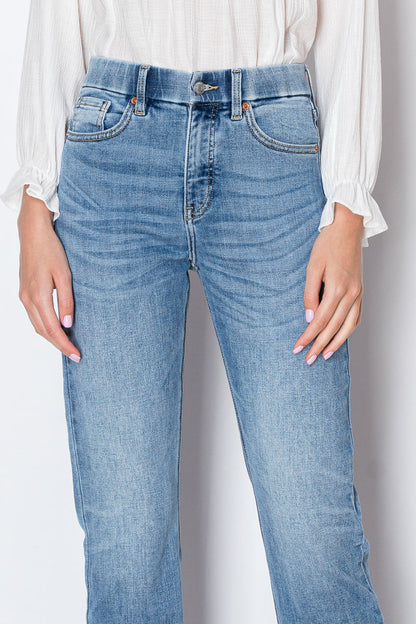 cecilia tummy control Cecilia Tummy Control High Rise Slim Straight Jeans view 12 (bottom) - shop at us.meeeshop