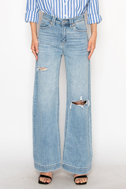 isabella corset ultra Isabella Corset Ultra High Rise Modern Wide Jeans view 11 (bottom) - shop at us.meeeshop