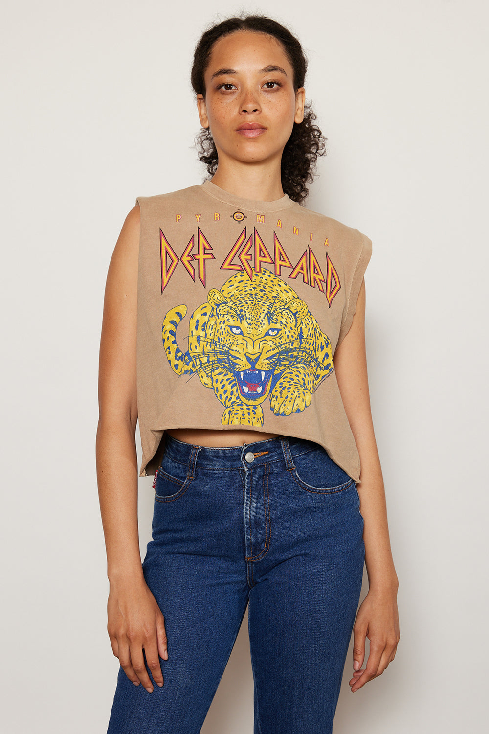 def leppard pyromania Def Leppard Pyromania Tank Brown (top) - shop at us.meeeshop