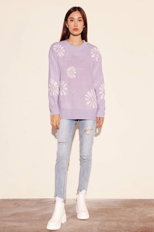 Daisy flower sweater us.meeeshop - 