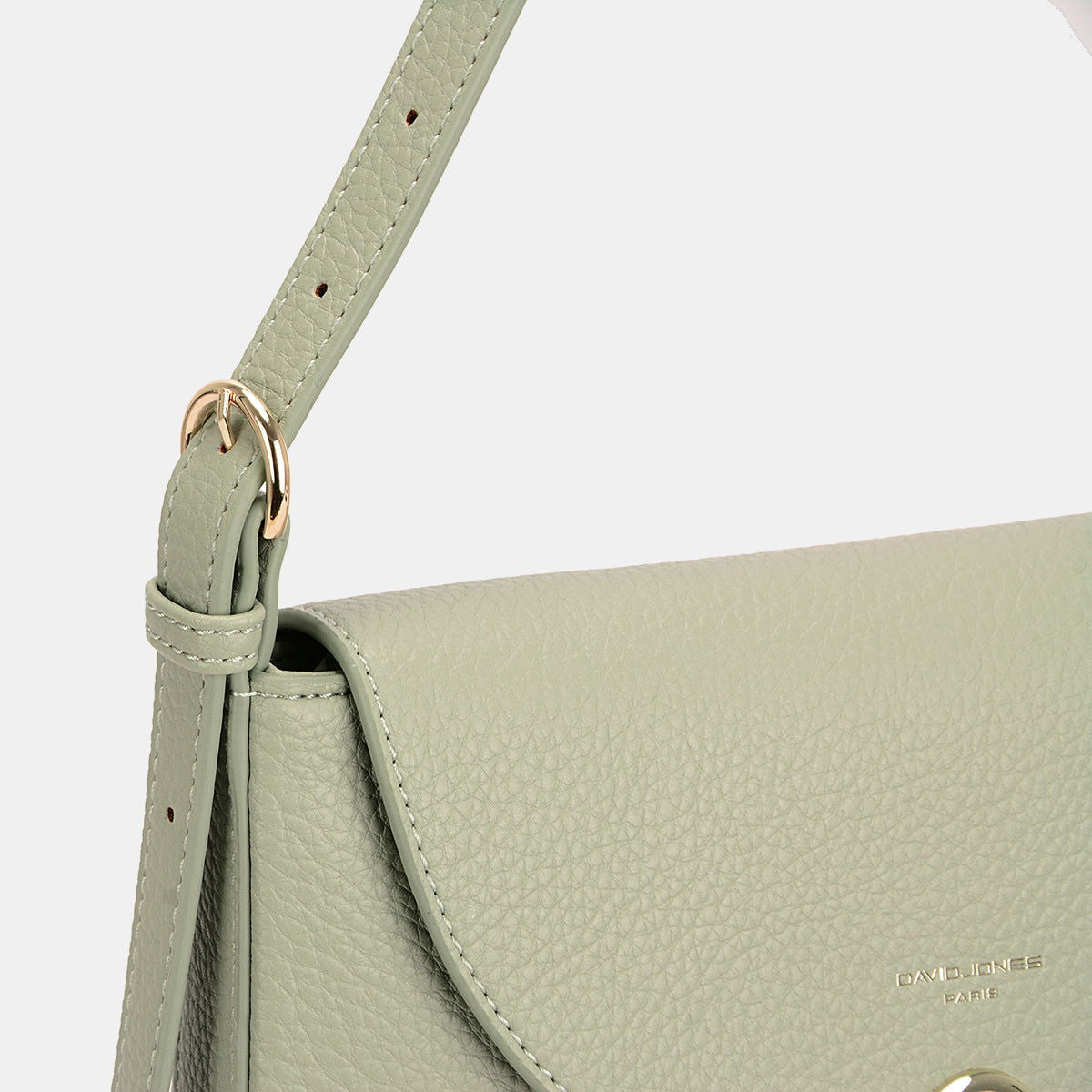 David Jones Metal Buckle Shoulder Bag us.meeeshop - 