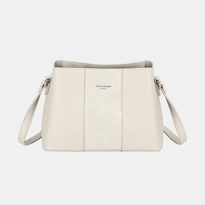 David Jones PU Leather Crossbody Bag us.meeeshop - 