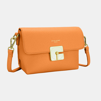 David Jones PU Leather Crossbody Bag us.meeeshop - 