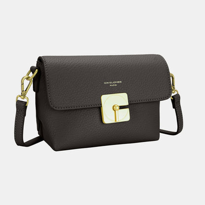 David Jones PU Leather Crossbody Bag us.meeeshop - 