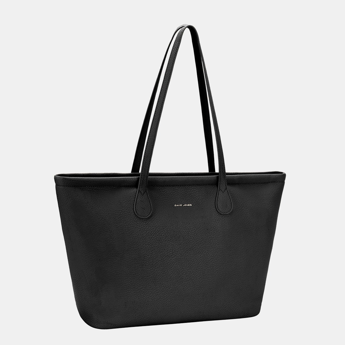 David Jones PU Leather Tote Bag us.meeeshop - 