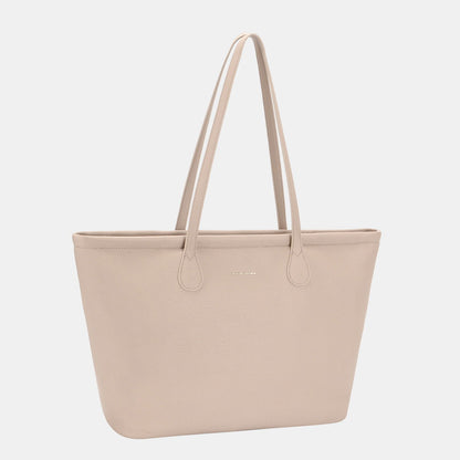 David Jones PU Leather Tote Bag us.meeeshop - Handbags