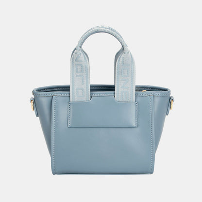 David Jones Small Handbag with Embossed Pattern Handles us.meeeshop - 