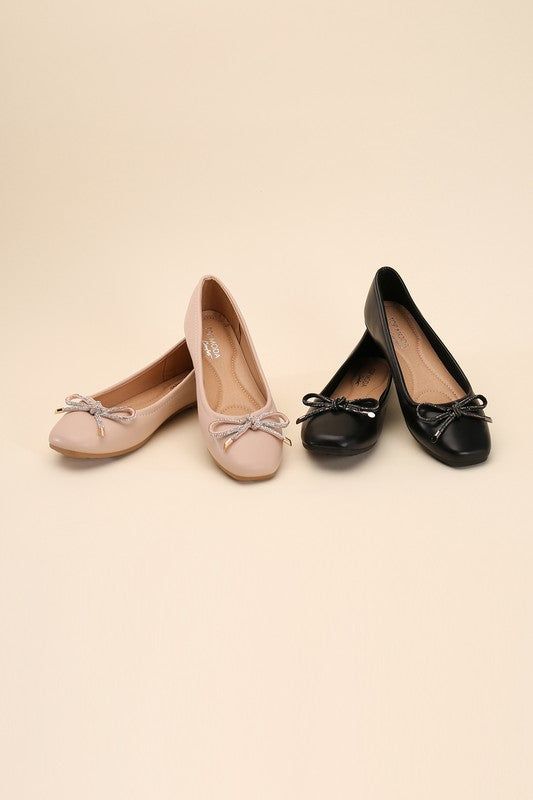 Dorothy-77 Bow Ballet Flats us.meeeshop - Shoes