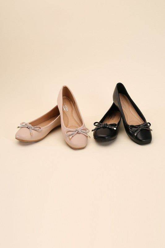 Dorothy-77 Bow Ballet Flats - us.meeeshop