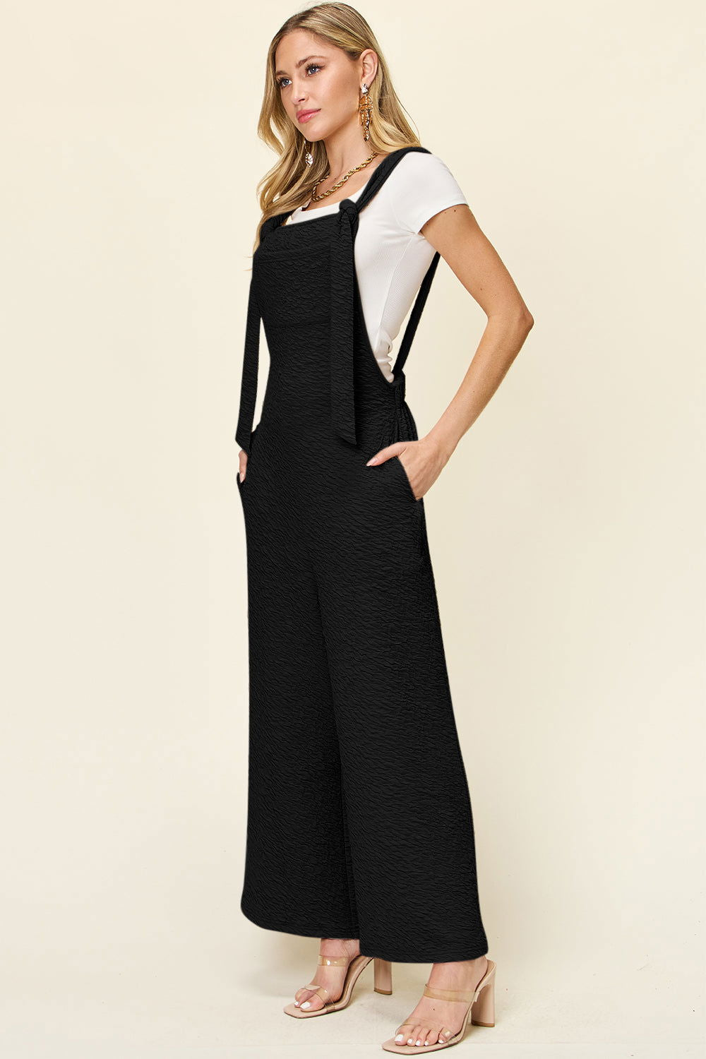 Double Take Full Size Sleeveless Wide Leg Jumpsuit us.meeeshop - 