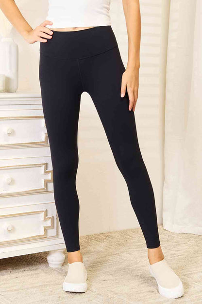 Double Take Wide Waistband Sports Leggings us.meeeshop - 