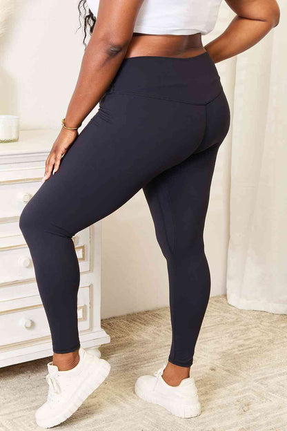 Double Take Wide Waistband Sports Leggings us.meeeshop - 