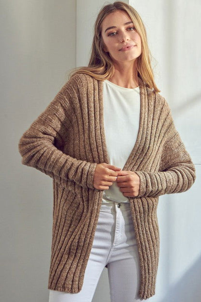 E Luna Chunky Sweater Knit Cardigan us.meeeshop - 