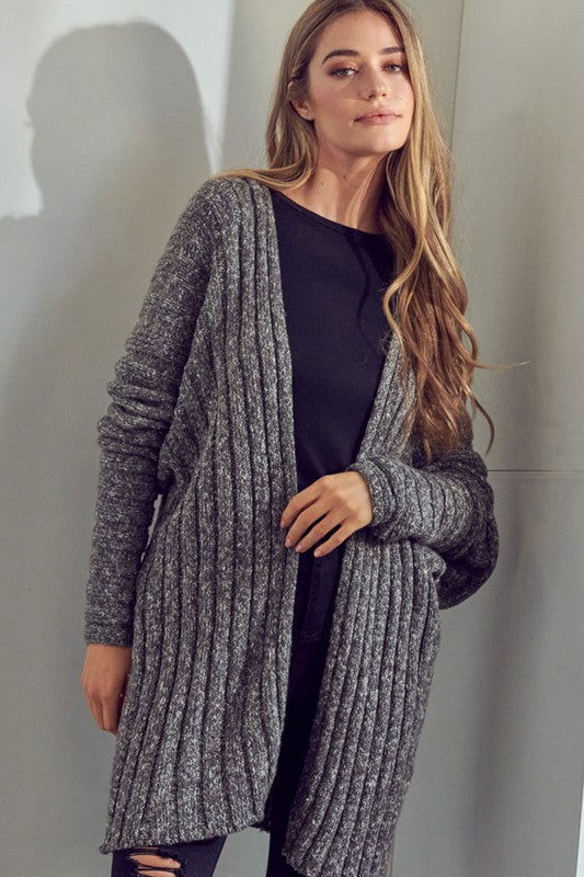 E Luna Chunky Sweater Knit Cardigan us.meeeshop - 