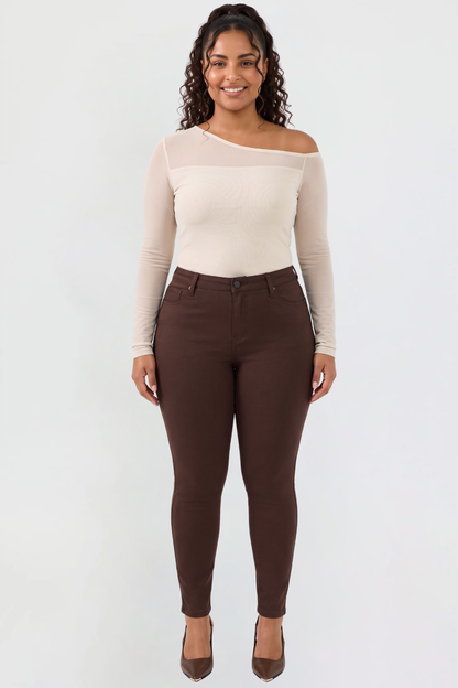 Ymi Women's plus Hyperstretch Skinny Pants