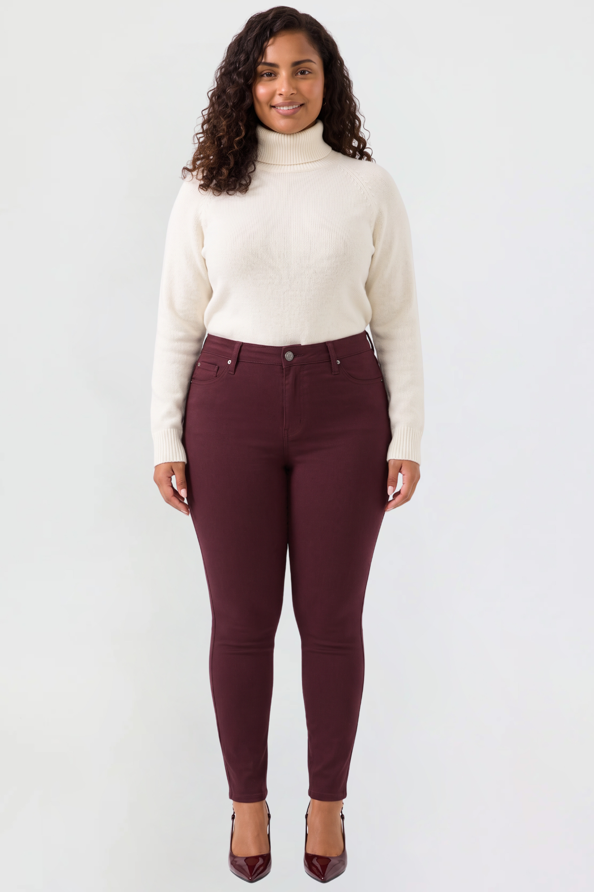 Ymi Women's plus Hyperstretch Skinny Pants