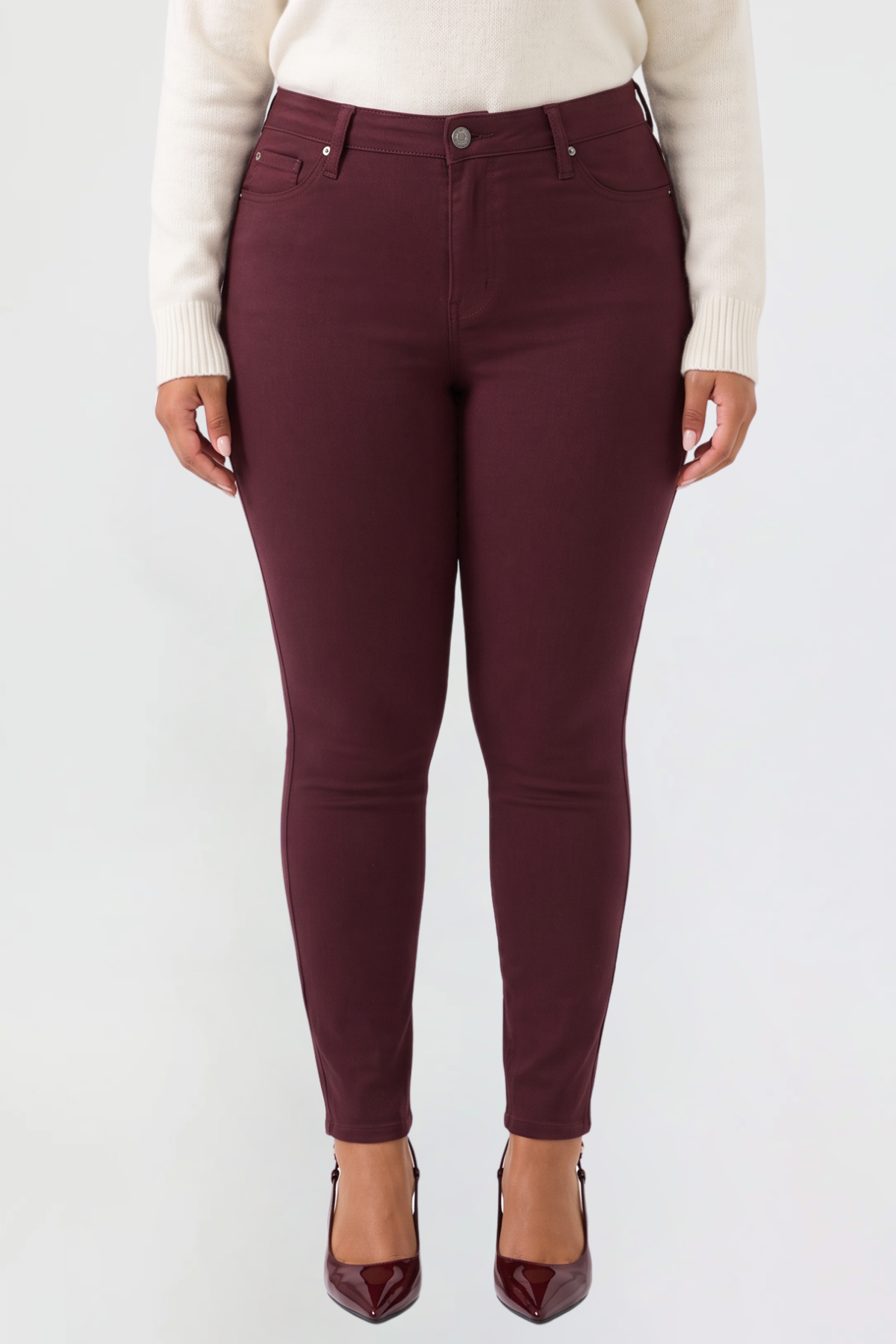 Ymi Women's plus Hyperstretch Skinny Pants