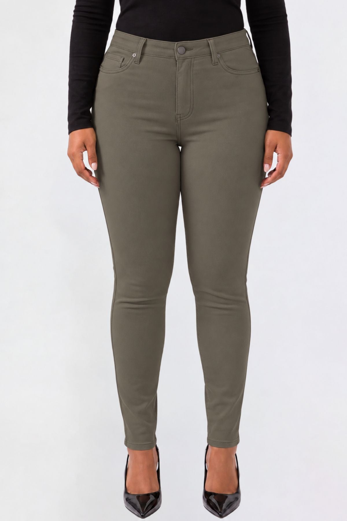 Ymi Women's plus Hyperstretch Skinny Pants