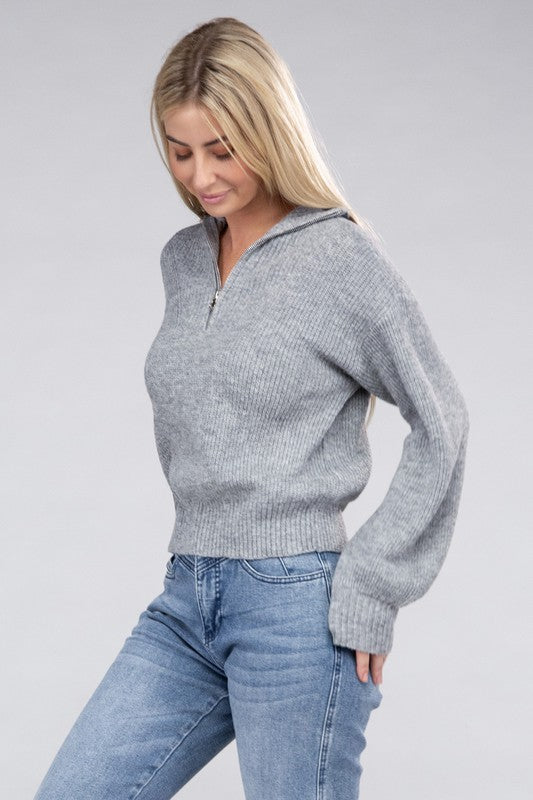 Easy-Wear Half-Zip Pullover | us.meeeshop