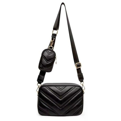 Elsie Quilted Crossbody Plus Mini Case Coin Purse us.meeeshop - 