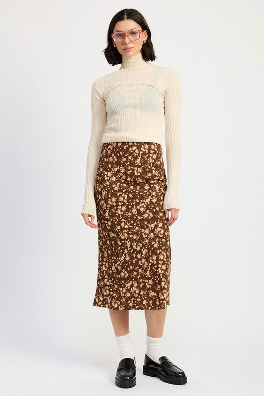 Emory Park Bias Midi Skirt us.meeeshop - 