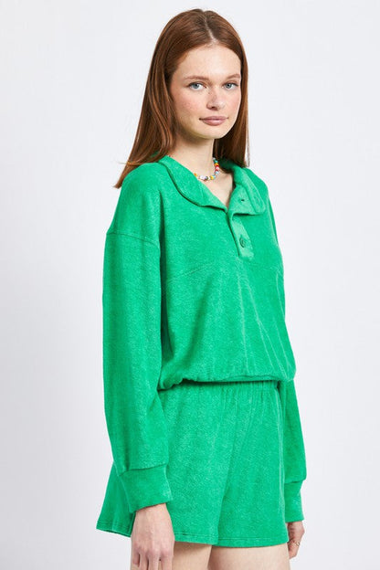 Emory Park Button Up Collared Top | us.meeeshop