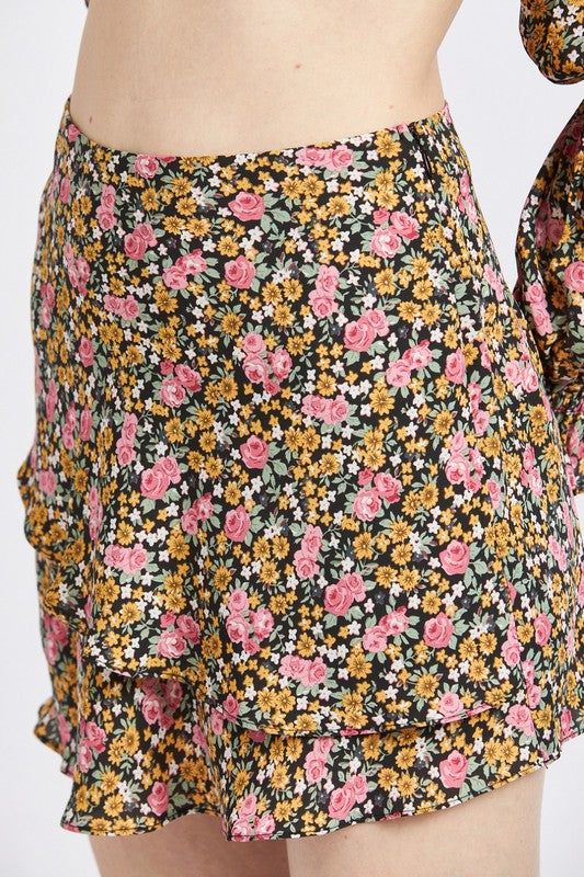 Emory Park | Ditsy Floral Ruffled Skort - us.meeeshop