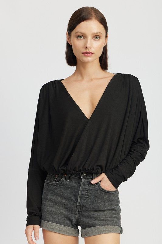 Emory Park Dolman Twist Front Top us.meeeshop - Shirts & Tops