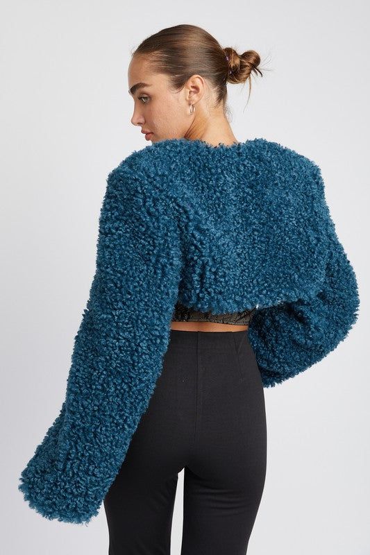 Emory Park Faux Fur Bolero us.meeeshop - 