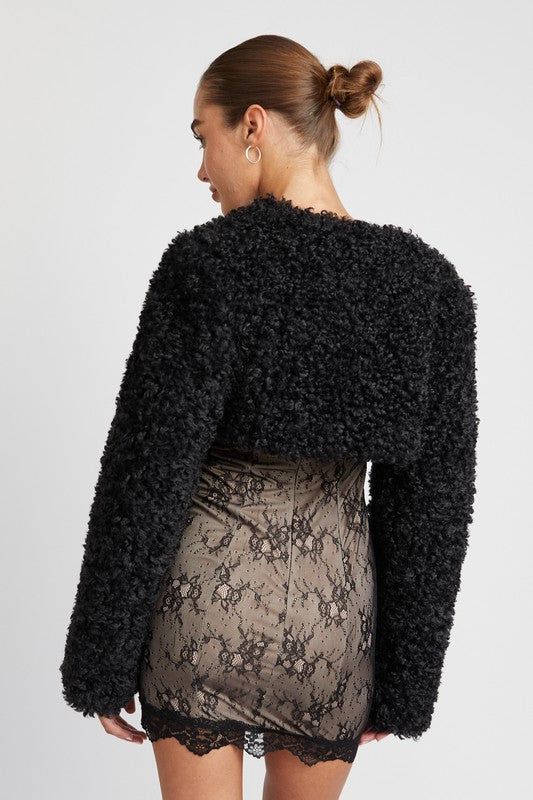 Emory Park Faux Fur Bolero us.meeeshop - 