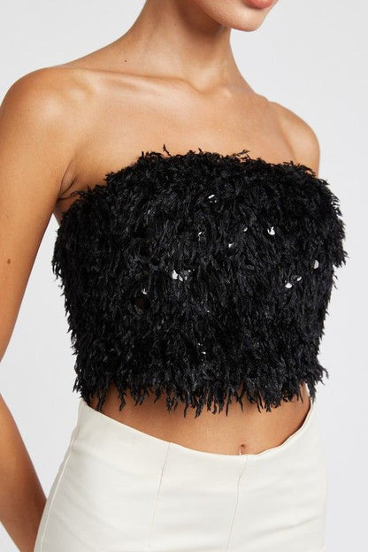 Emory Park Feather Tube Top us.meeeshop - 