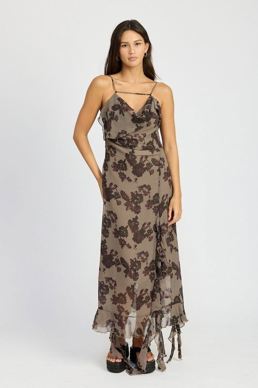 Emory Park Floral Ruffle Maxi Dress us.meeeshop - Dresses