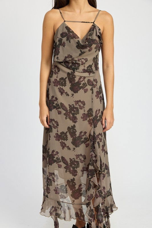 Emory Park Floral Ruffle Maxi Dress us.meeeshop - 