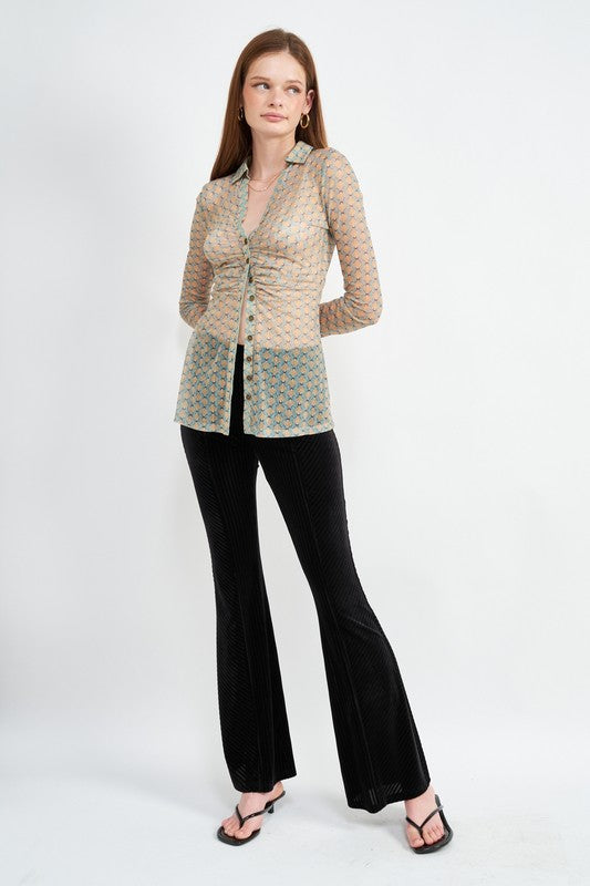 Emory Park | High Rise Flared Pants | us.meeeshop
