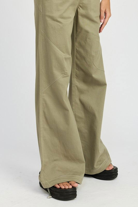 Emory Park High Waisted Wide Leg Pants us.meeeshop - 