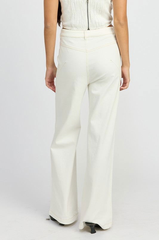 Emory Park High Waisted Wide Leg Pants us.meeeshop - 