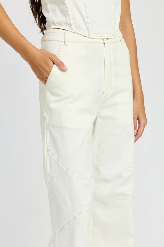 Emory Park High Waisted Wide Leg Pants us.meeeshop - 