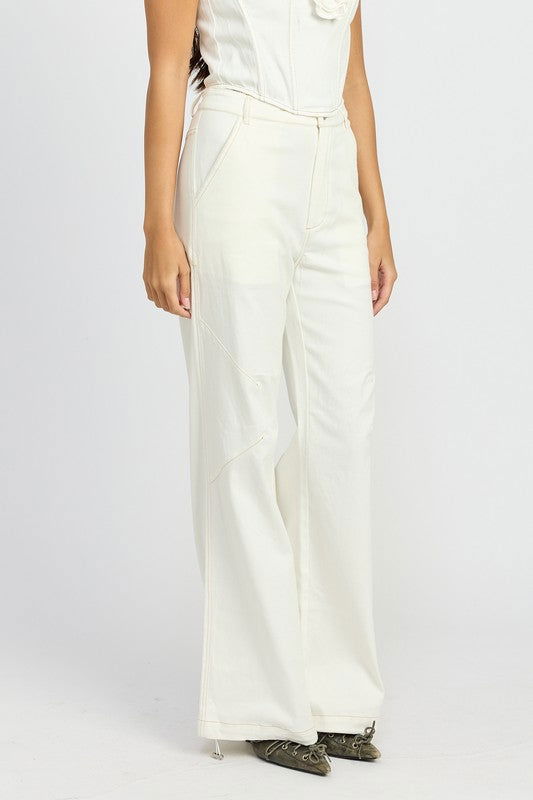 Emory Park High Waisted Wide Leg Pants us.meeeshop - 