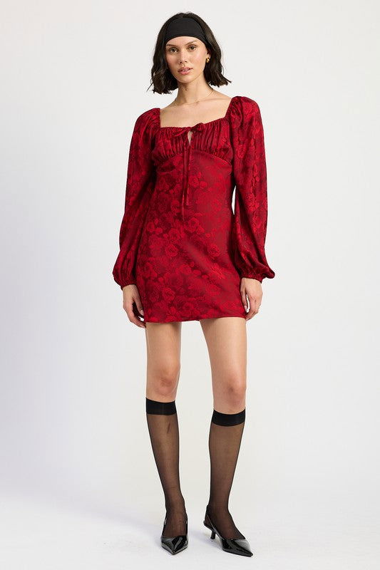 Emory Park Long Sleeve Lace Mini Dress us.meeeshop - 