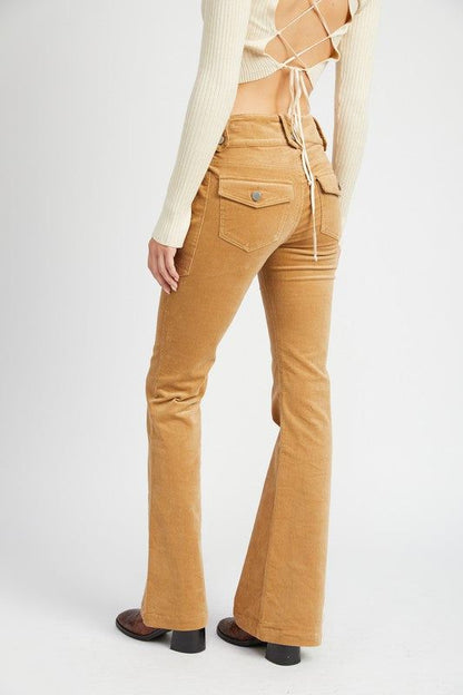 Emory Park Low Rise Pants With Bell Bottom us.meeeshop - 