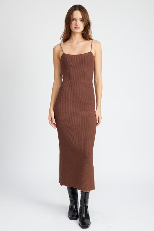 Emory Park | Maxi Knit Rib Dress us.meeeshop - 