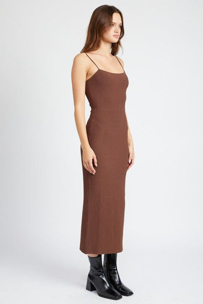 Emory Park | Maxi Knit Rib Dress us.meeeshop - 