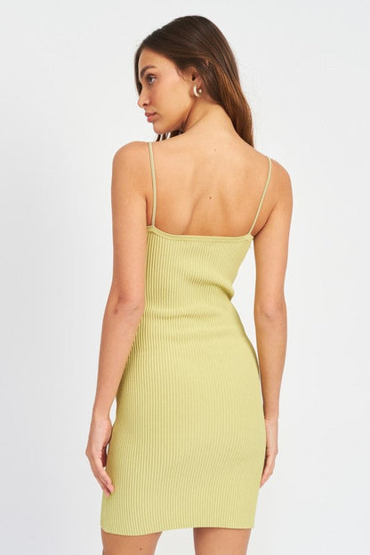 Emory Park | Mini Dress With Rat Tail Elastic Strap | us.meeeshop